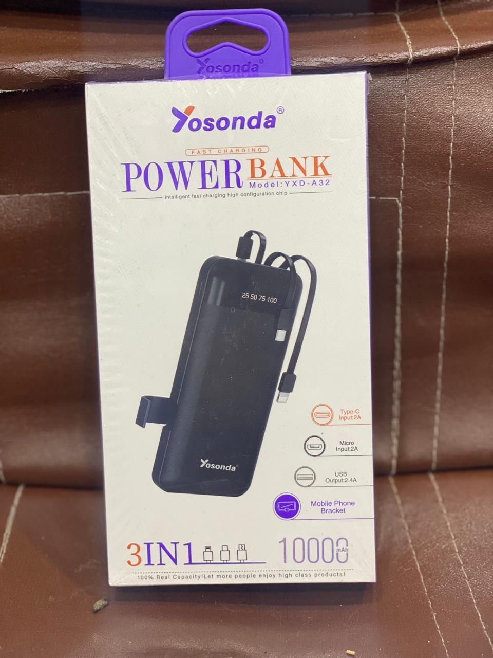 10000mAh Fast Charging Power Bank (25W)