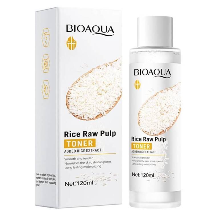 Bioaqua Rice Raw Pulp Whitening Toner 120ml