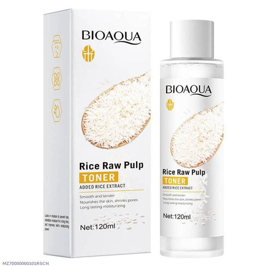 Bioaqua Rice Raw Pulp Whitening Toner 120ml