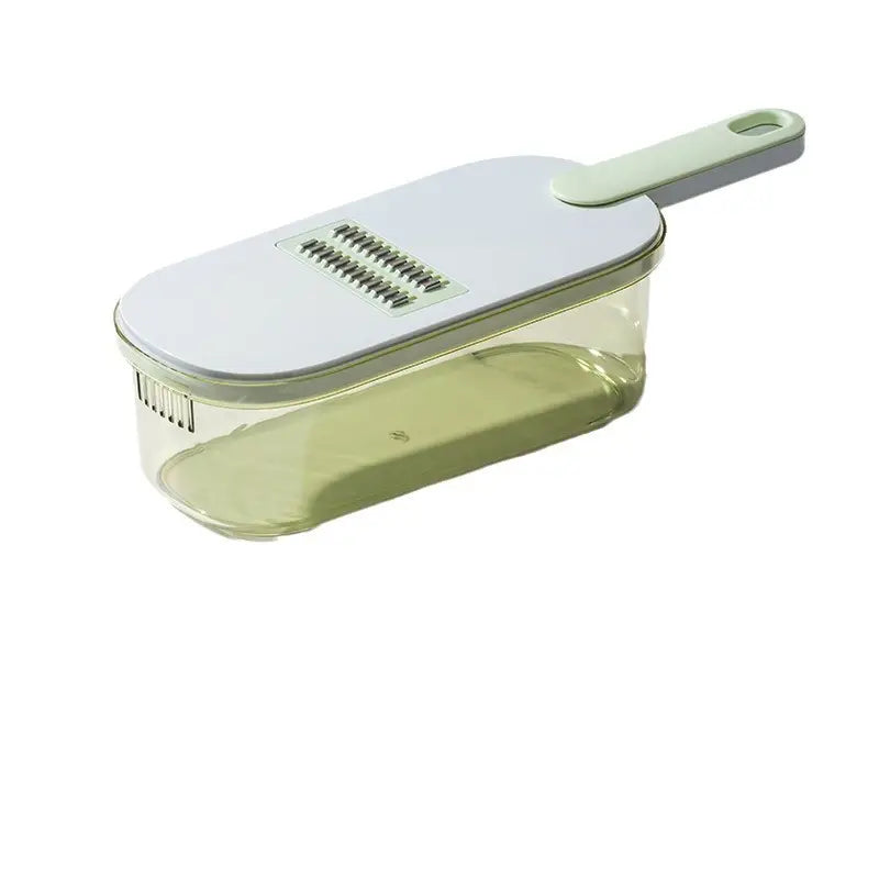 Multi-Use Vegetable Slicer with 3 Blades & Storage Box Radish Cucumber Potato Cutter