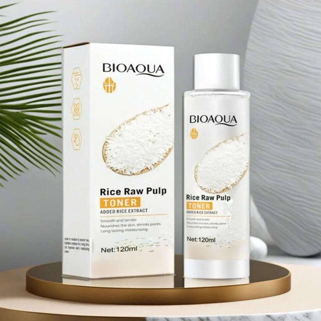 Bioaqua Rice Raw Pulp Whitening Toner 120ml